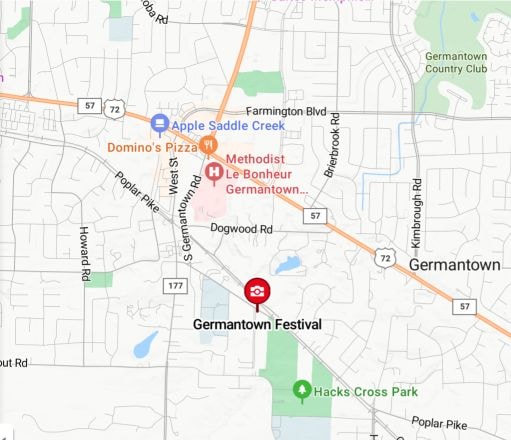 Germantown Festival location